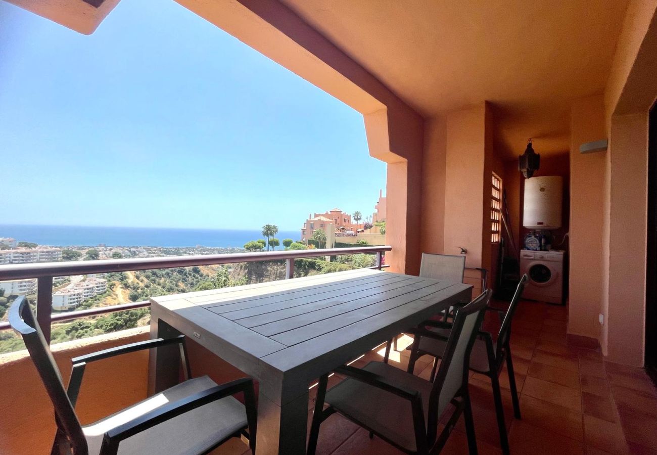 Ferienwohnung in Mijas - Calahonda,penthouse 2 beds with sea views