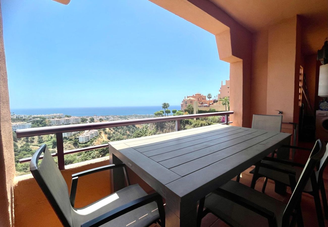 Ferienwohnung in Mijas - Calahonda,penthouse 2 beds with sea views